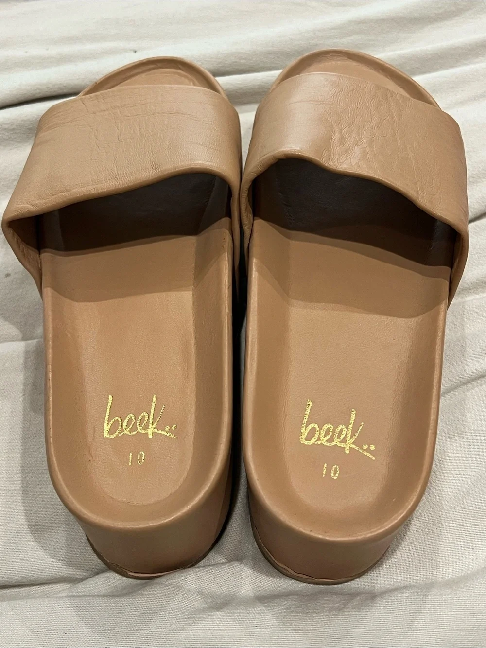 Beek Albatross Platform Sandal Size 10 NWOT RT $320